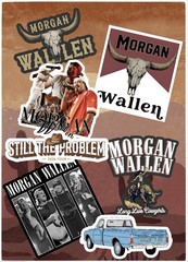 Morgan Wallen Sticker Pack 7pc Country Music