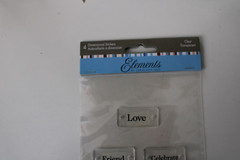 Western Craft Elements By Creativity Clear Sticker Love Friend Celebrate Cherish