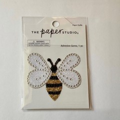 2” Bumblebee Bee Rhinestone & Glitter Adhesive Gem Sticker Embellishment/Bling🐝