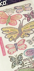 Sticko VELLUM BUTTERFLIES Stickers – 12 pcs