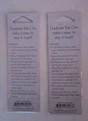 2 Pebbles Duplicate Rub-Ons «Its a Boy» White Letters And Black Letters, NEW
