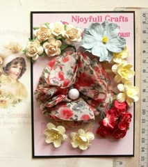 RED GRAY & CREAM – 17 Flowers & Roses 5 Tones 5 Styles PAPER & SILK 20-70mm VA1