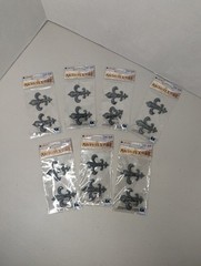 Architexture Stone Building Embellishments Scrapbook Fleur-De-Lis 7 Packs