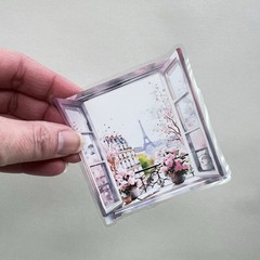 Paris France Window Stickers Travel Junk Journals Collage Scrapbooking