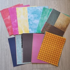Lot of Scrapbooking Pages 8.5 x 11 Inches