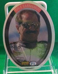 Vintage Stickers NASCAR Dale Earnhardt Smiling Portrait Sticker Upper Deck VTG