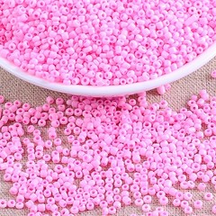 2000 pcs Opaque Glass small Beads 2mm (10/0) + Storage Box Jewelry Making