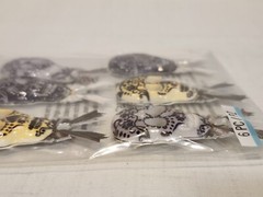 Jolee’s Boutique Scrapbooking Puffy Stickers Black and White Skulls Halloween