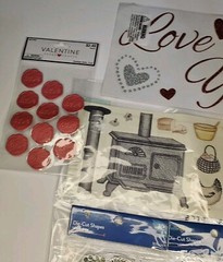 Lot of 7 Crafting Stickers for Scrapbooking and Die Cut Shapes Assorted Brands