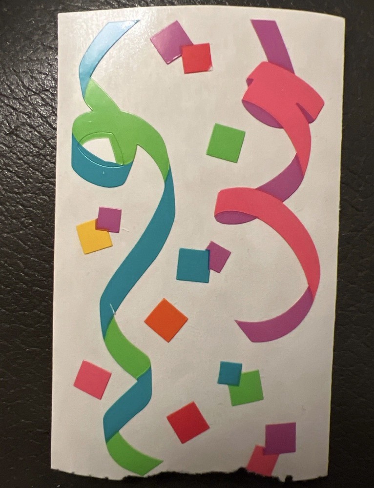 Mrs. Grossman’s Stickers Birthday Confetti 1/2 Sheet