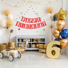 5 Inch Letter Stickers, 122 Pieces Self Adhesive Alphabet Number Sticker for Mai