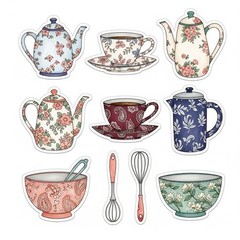 Sets Of Cooking Kitchen Embellishments Junk Journal Scrapbook Choose A SET