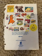 vintage 80, 90s Great Stickers Troll Associates Reading Book Club School