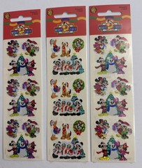 Vintage Sandylion Stickers Christmas Mickey Minnie Donald Goofy Pluto Lot Of 3