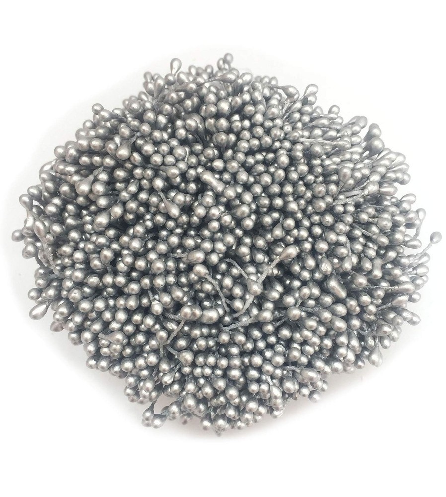 1800 Pcs 1.5mm Mini Pearl Double Heads Flower Stamen Pistil Handmade Artifici…