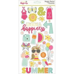 SIMPLE STORIES Sn@p Pages for 6″X8″ Flipbooks 10/Pkg-(4) 3″X4″ Multicolor