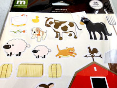 Making Memories Farm Stickers 34pc Scrapbook Barn Silo Horse Pig 2009 NOS