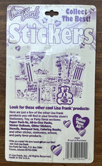 Vintage Lisa Frank Bubble Gum Machine Stickers 2 Sheets New Sealed NOS