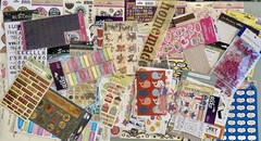 HUGE Lot of Words, Phrases, Etc THOUSANDS of Stickers! Jolee’s, Sticko Etc #4