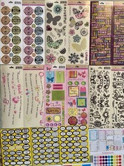 HUGE Lot of Words, Phrases, Etc THOUSANDS of Stickers! Jolee’s, Sticko Etc #4