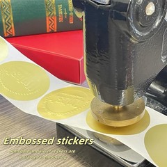 2 inch Matte Gold Labels Round Color Coding Dots Embossing Stickers Adhesive …