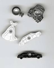 WEDDING EYELETS SCRAPBOOKING *EYELET OUTLET 10 PCS