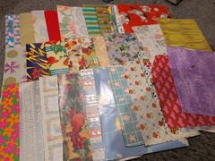 Lot Of Vintage And Modern Wrapping Paper For Junk Journals -NO Christmas 30 Pcs