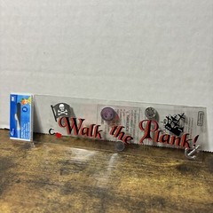 RARE Disney Peter Pan Captain Hook Walk The Plank Scrapbooking Title Stickers