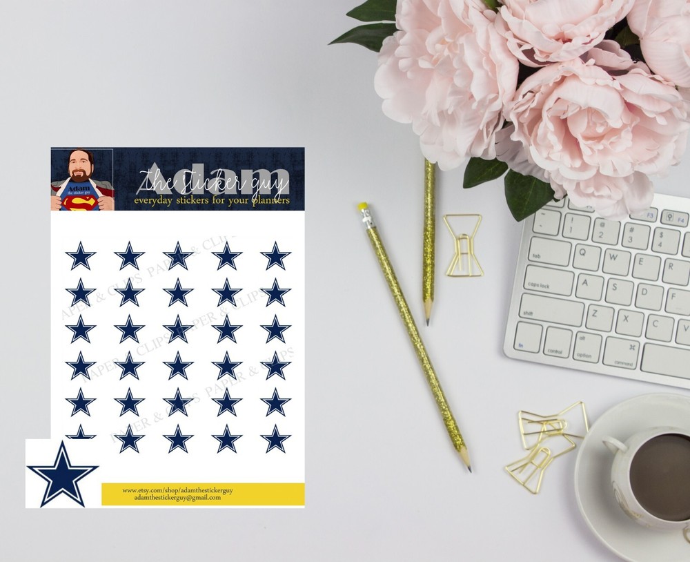 Dallas Cowboys Planner Stickers
