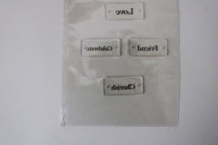 Western Craft Elements By Creativity Clear Sticker Love Friend Celebrate Cherish