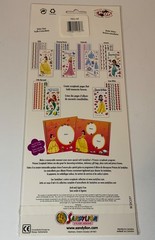 Lot Disney Theme Stickers New (5) & Card (1) Princesses, Peter Pan, Cinderella