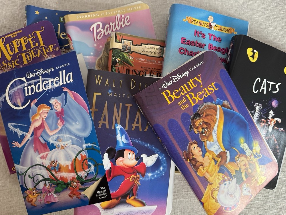18 Mixed Lot Slipcover Art Only includes Disney VHS Movie Paper Crafts Journals