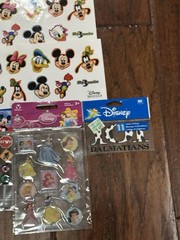 Vintage Disney Princess Mickey Mouse Goofy 101 Dalmatians Dimensional Stickers