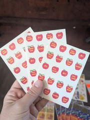 Lot of 30+ Sheets Vintage 80s And 90s Teacher Reward Stickers Teddy Bears Ribbon