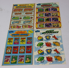 Vintage Stickers Store Window Weirdos High Rollers Wacky Comics Groceries 1982