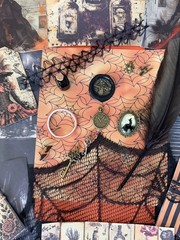 93 Pc Witch Junk Journal Kit Halloween Ephemera Bundle Tags Papers Gothic Art