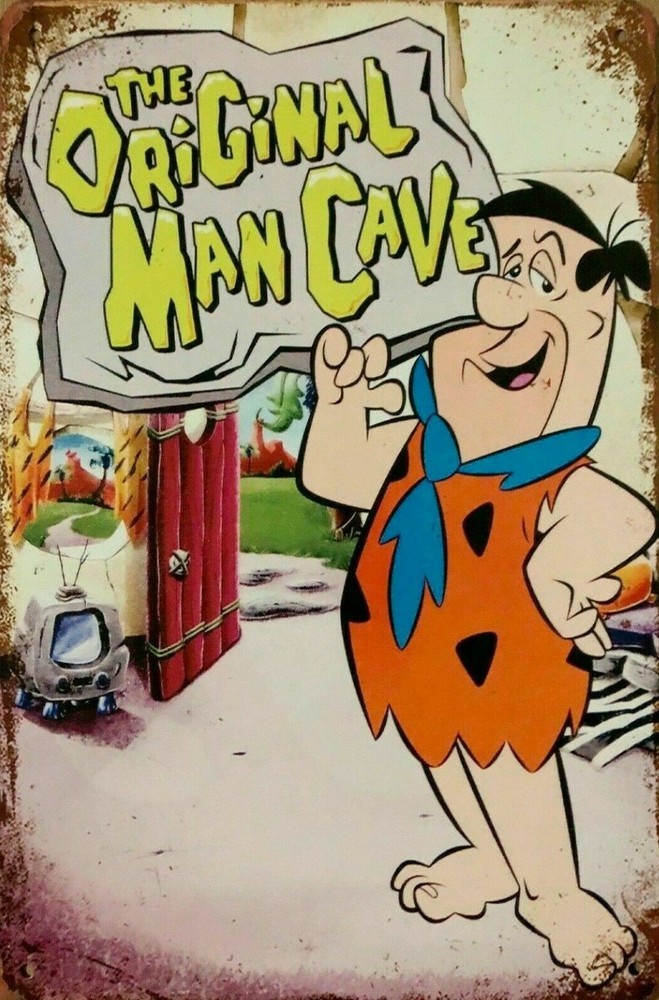 FRED FLINTSTONE Sticker Or Magnet, 10cm x 9cm, Free Australia Post