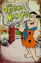 FRED FLINTSTONE Sticker Or Magnet, 10cm x 9cm, Free Australia Post