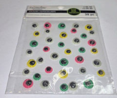 24x Wiggle Eyes 14x Glow in Dark – 38-ct Googly Eyes Sticker Pack by Creatology
