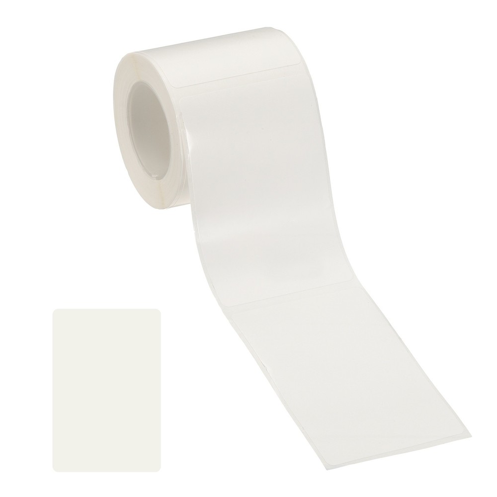 110 Pcs Thermal Sticker Paper, 1.6×2.4″ Square Thermal Printer Label, White