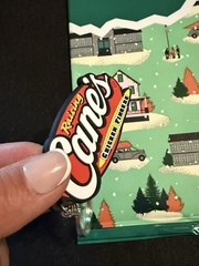 Raising Canes x A Christmas Story Sticker Scene 2025 SEALED and Keychain LOT
