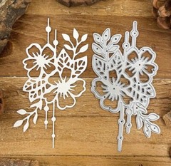 Apple Cherry Blossom Floral Flower Die Cut Card Making Scrapbook Garden Punch