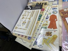 Large Lot of Full Scrapbooking Stickers