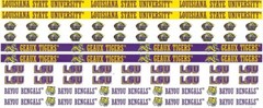 Louisiana State University LSU NCAA Scrapbook Kit Sticker Paper Patch U-CHOOSE
