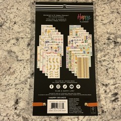 NEW Happy Planner Sticker Book – Pastimes 613 Pieces 🌼🪴🍽️🥣🍊🍌