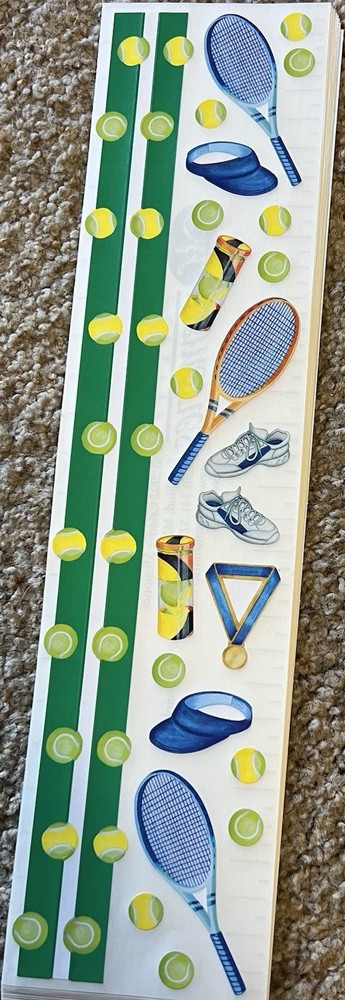*Creative Memories Stickers Great Lengths Tennis