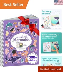 Creative Mermaid Toddler Sticker Book: 300+ Stickers for Imaginative Play