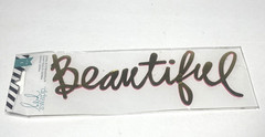 Heidi Swapp Foam Stickers Beautiful Script Title Gold Foil Dimensional Scrapbook