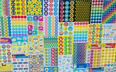 275+ STICKER Lot, Sandylion Hallmark Crafters Corner American Greetings TREND