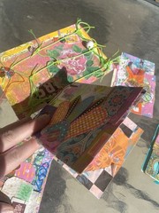 Unique Handmade Ephemera, Scrapbook,Junk Journal,tag,embellishment Mixed Media